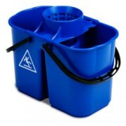 FOX 8 + 6ltr Double Bucket with Squeezer Blue