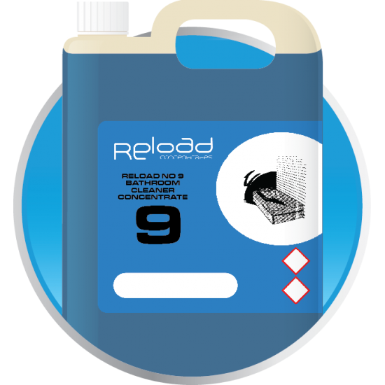 RELOAD NO 9 - BATHROOM CLEANER 4x2ltr