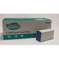 Logic8 1ply Blue Zfold  -  205 x 240