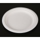 Rigid Bagasse Round Plate 9in