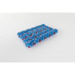 EMR Velcro Pad 10x16cm blue & red