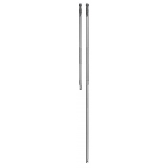 Telescopic Aluminium Handle Grey